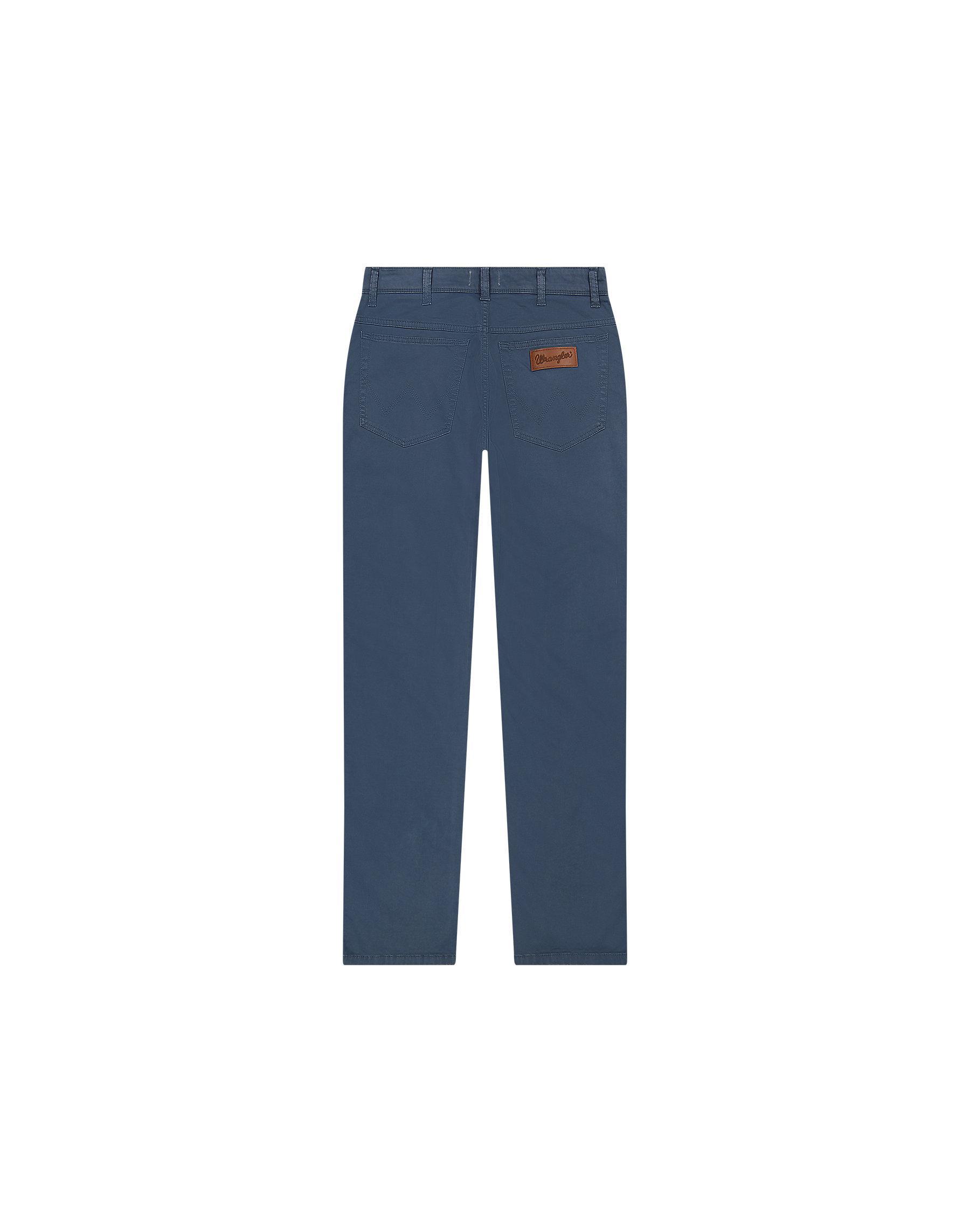 wrangler jeans cotone uomo texas slim 822 aviazione - foto 3