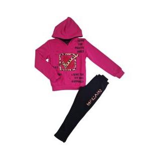 Completo tuta  girl fucsia