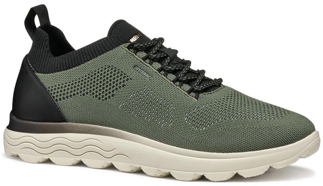 Scarpe da uomo Geox Spherica verde militare