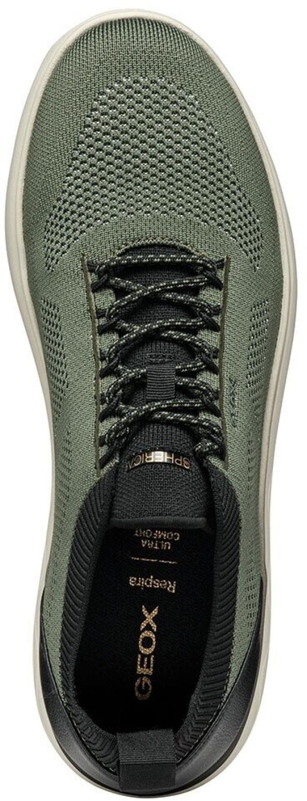 Scarpe da uomo Geox Spherica verde militare