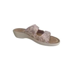 Ciabatte a strappo donna beige