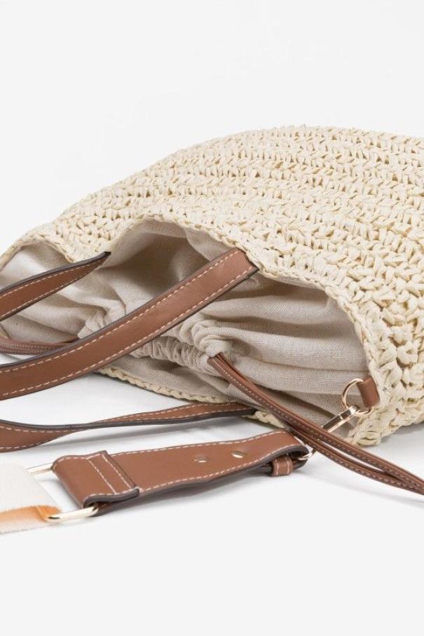 Borsa a mano da donna Tiffosi beige