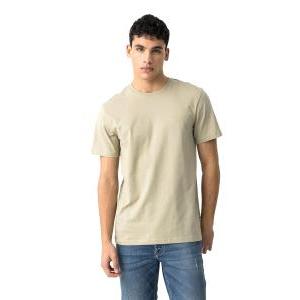 T-shirt basic uomo beige