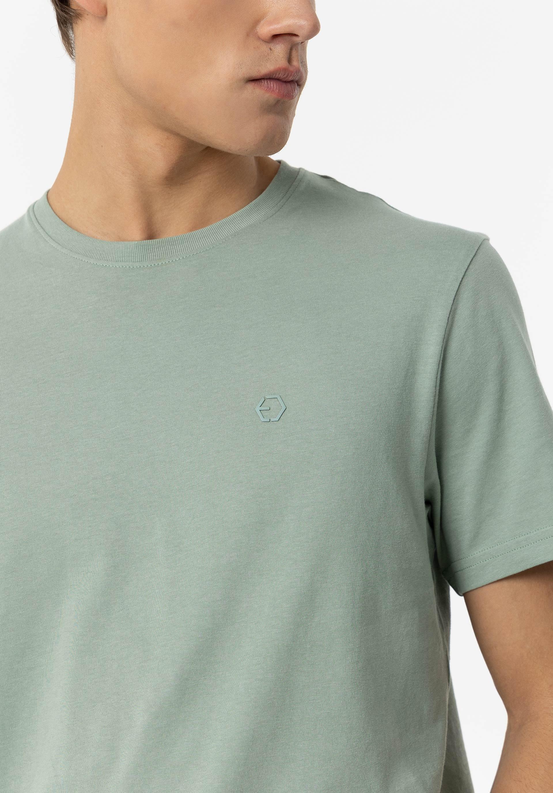 T-shirt basic uomo verde Tiffosi