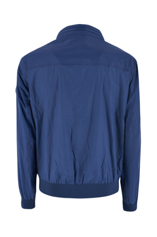 yes zee giubbino corto bomber nylon blu - foto 5