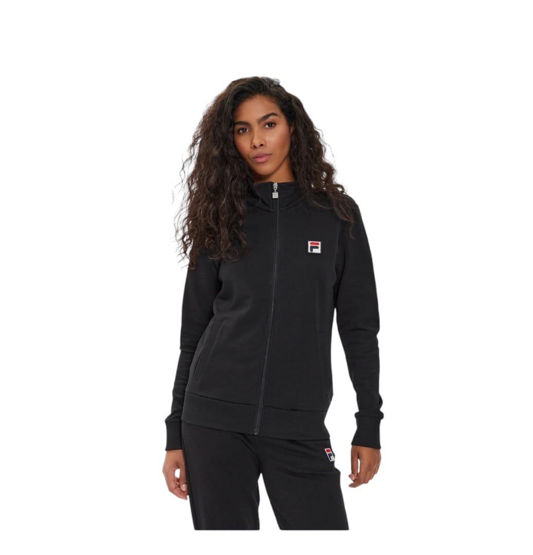 Felpa full zip donna Fila nero